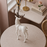 Premium Fiber Glass White Deer Showpiece