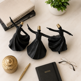 Luxury Fiber Glass Sufi Showpiece Set (3 Pieces)