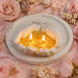Decorative Blessing Hands Candle Set for Living Room