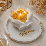 Decorative Blessing Hands Candle Set for Living Room