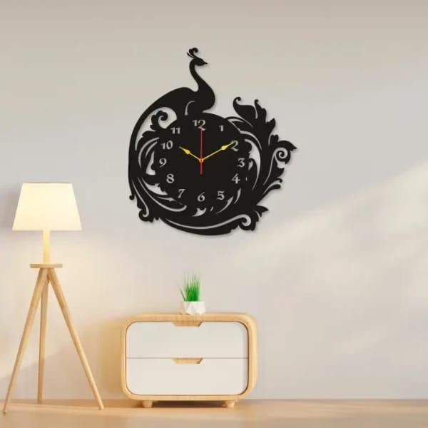 Peacock Design Analogue Wall Clock