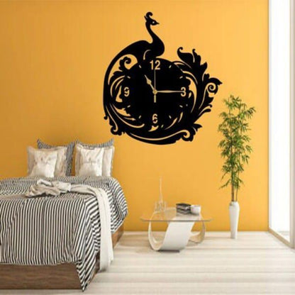 Peacock Design Analogue Wall Clock