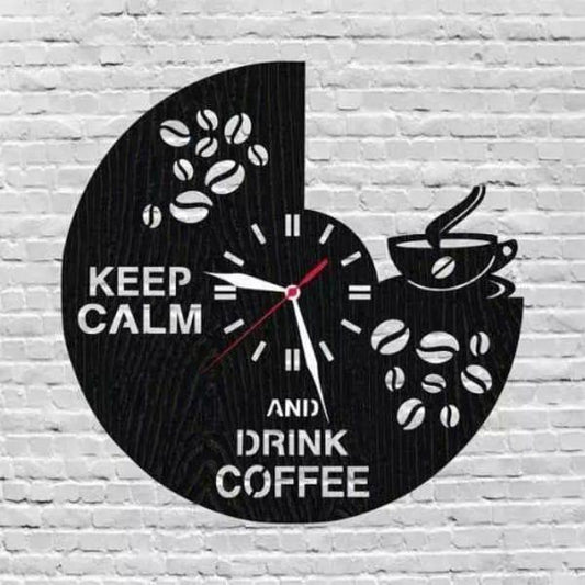 Perfect Kitchen Coffee & Tea Time Analogue Wall Clock