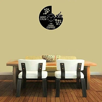 Perfect Kitchen Coffee & Tea Time Analogue Wall Clock