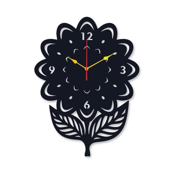 Flower Design Analogue Wall Clock