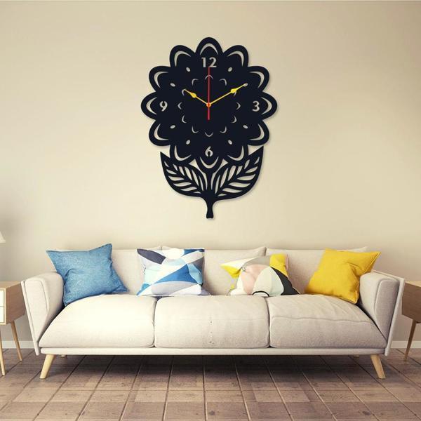 Flower Design Analogue Wall Clock