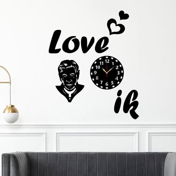 Imran khan Love Design Analogue Wall Clock