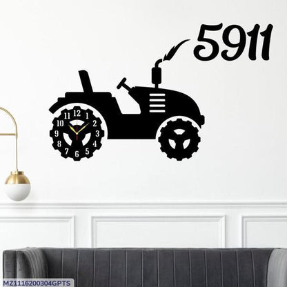 Tractor Design Analogue Wall Clock| 5911 Wall Clock