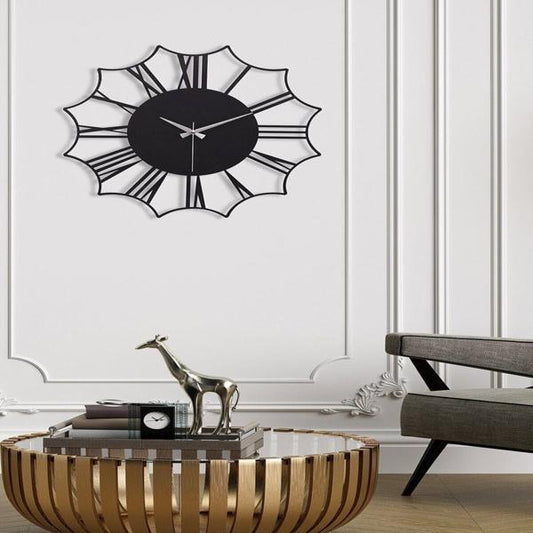 Flower with Numeric analogue Wall Clock