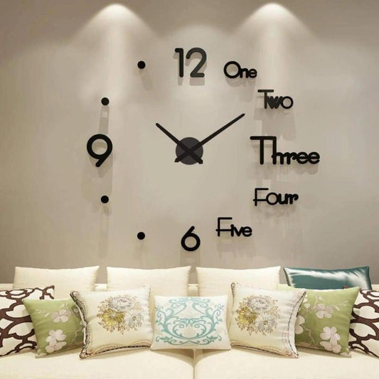 Wooden 3D DIY Wall Clock