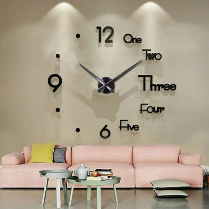 Wooden 3D DIY Wall Clock