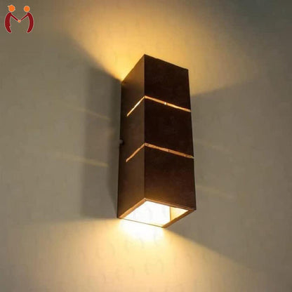 3D Wall Light Wooden Lamp