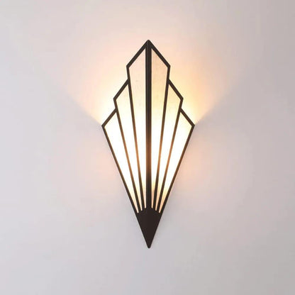 Art Deco Radiance – Modern Geometric Wall Sconce | Elegant LED Wall Light for Home & Office Décor