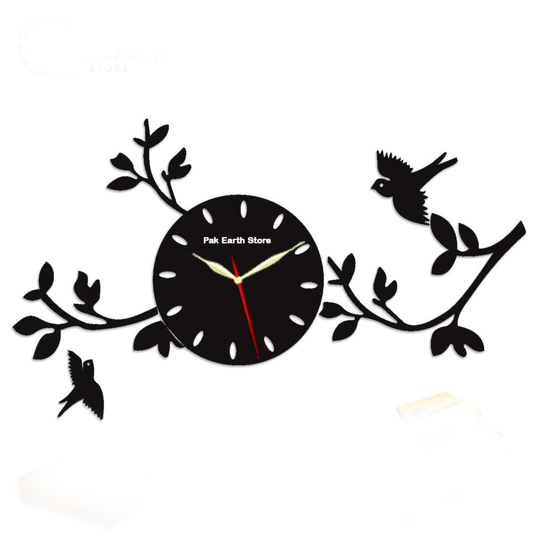 Stylish Black Digital Wall Clock