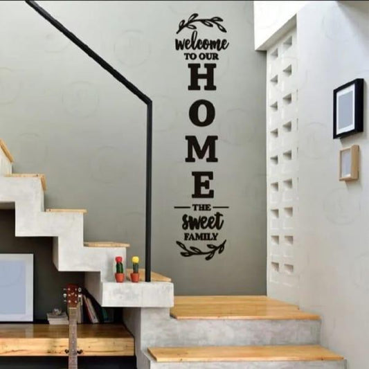 3D Welcome to our HOME Family Wooden Decor