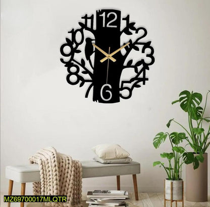 Beautiful Birds Design MDF Wood Wall Clock