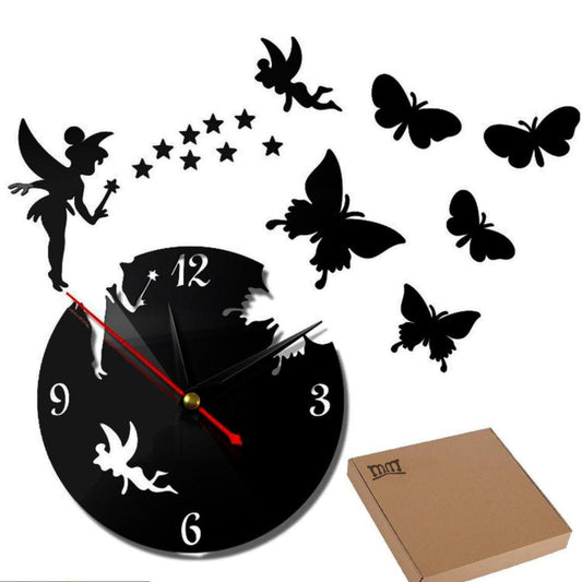 Stylish 3D Art MDF Wood Wall Clock