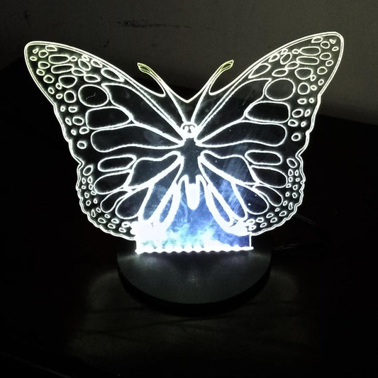 3D Illusion Night Lamp – Acrylic LED Table Lamp for Home Décor, Bedroom & Gift – Soft White Light