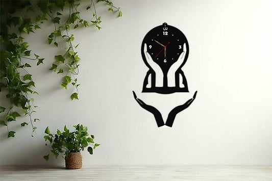 Islamic Wooden Wall Clock