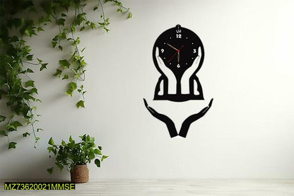 Islamic Wooden Wall Clock