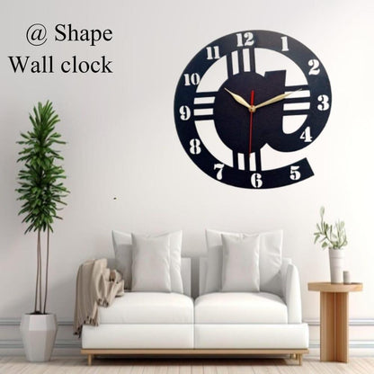 Alpha Shape Wall Clock | DIY Decor Clock