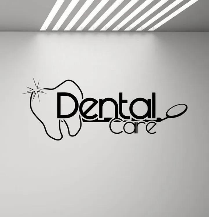 Beautiful Dental Care Wall Sticker