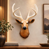 Fiber Glass Deer Head Wall Mount Showpiece