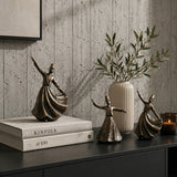 Luxury White Sufi Showpiece Set (3 Pieces)