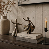 Luxury White Sufi Showpiece Set (3 Pieces)